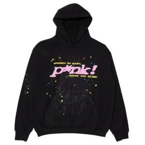 Sp5der P*nk hoodie "Black"