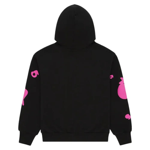 555 Sp5der hoodie | Purple & Black